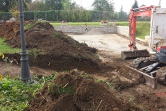 Terrassement allée extérieur